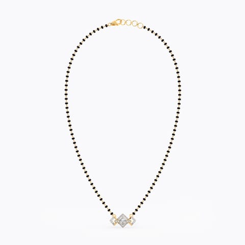 Timeless Square Solitaire Mangalsutra Timeless Square Solitaire Mangalsutra