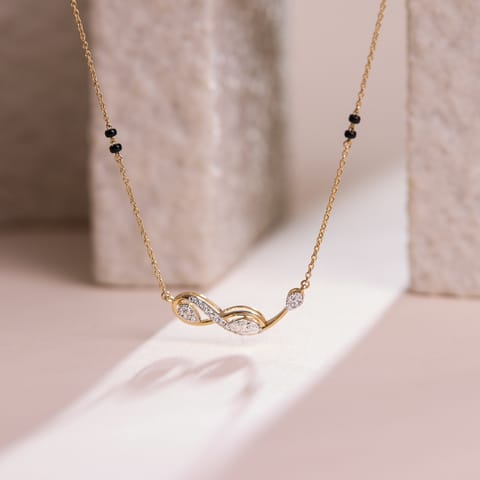 Gleaming Infinite Solitaire Mangalsutra Gleaming Infinite Solitaire Mangalsutra