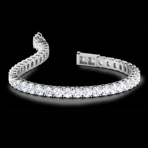Ethereal Solitaire Tennis Bracelet