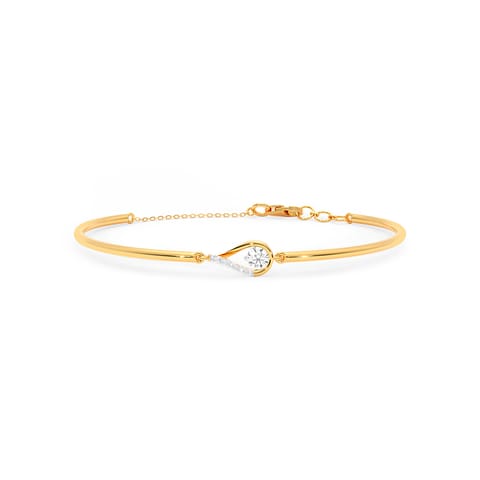 Serene Spark Solitaire Bracelet