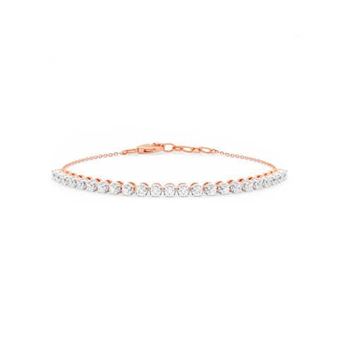 Serene Trail Solitaire Bracelet