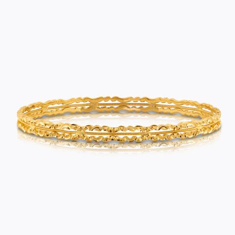 Binu Textured Gold Bangle