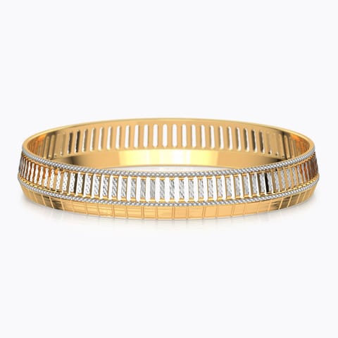Edgy Cutout Gold Bangle Edgy Cutout Gold Bangle