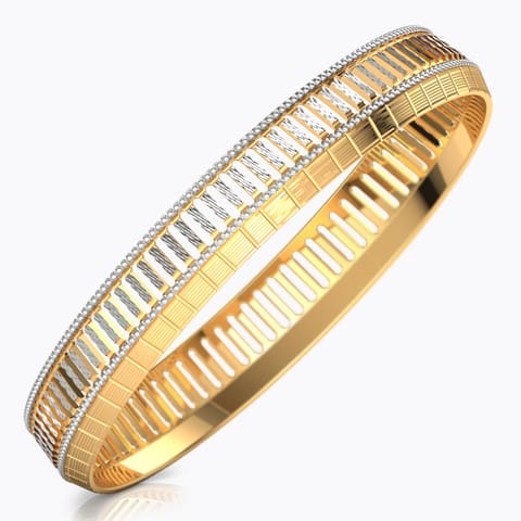 Edgy Cutout Gold Bangle Edgy Cutout Gold Bangle