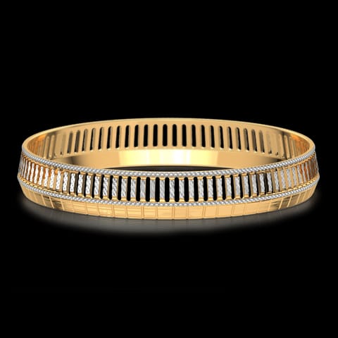 Edgy Cutout Gold Bangle Edgy Cutout Gold Bangle