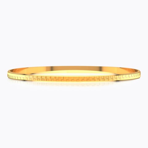 Straight Weave Gold Bangle Set of 4