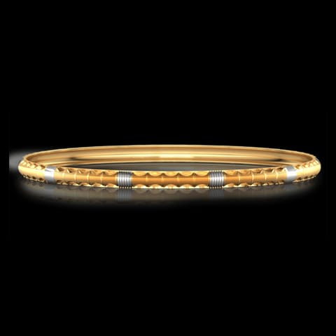 Four Tone Gold Bangle Set of 4