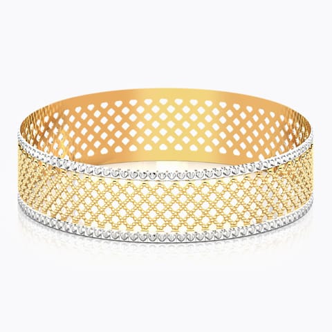 Mesh Gold Bangle
