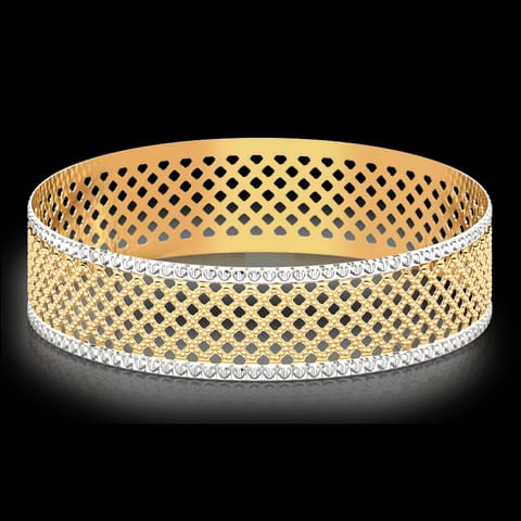 Mesh Gold Bangle
