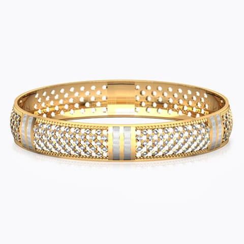 Sequence Gold Bangle