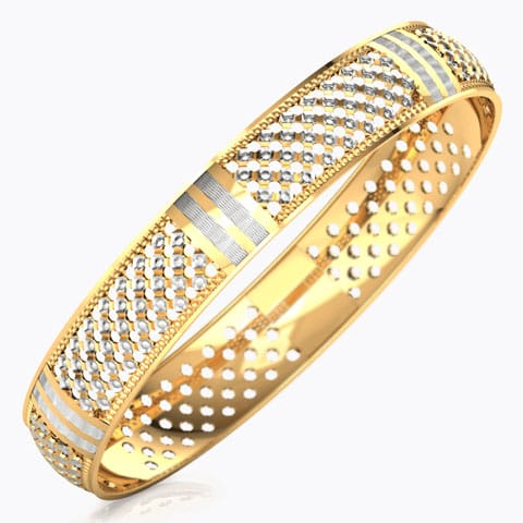 Sequence Gold Bangle