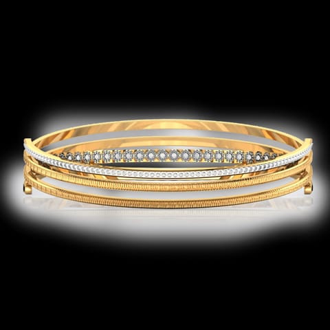 Twine Deco Gold Bangle