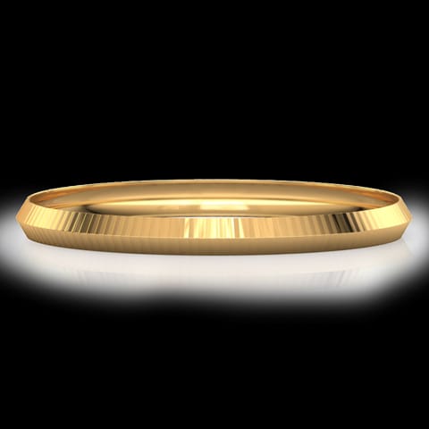 Edgy Stripes Gold Bangle Edgy Stripes Gold Bangle