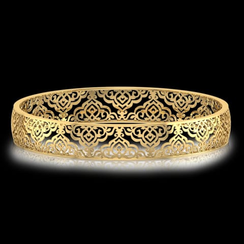 Imara Cutwork Gold Bangle Imara Cutwork Gold Bangle