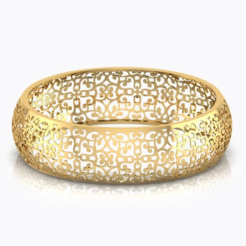 Angela Cutwork Gold Bangle