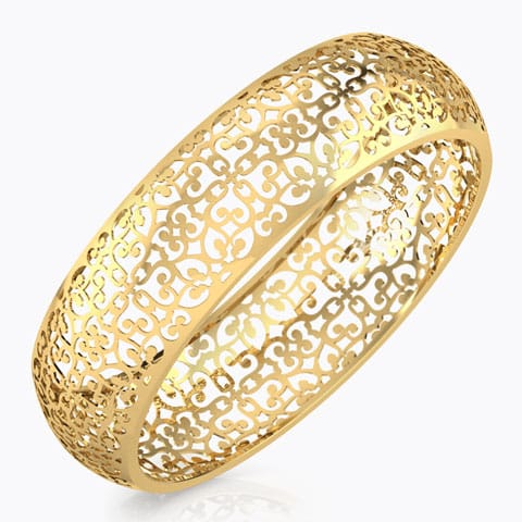 Angela Cutwork Gold Bangle