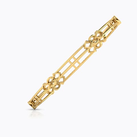 Demi Entwined Gold Bangle