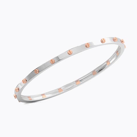 Shawn Platinum Kada for Men