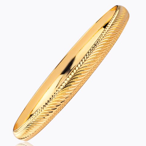 Elisha Gold Bangle