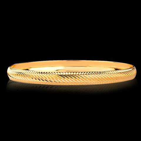 Elisha Gold Bangle