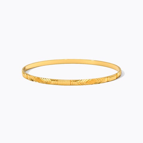 Subtle Shine Gold Bangle