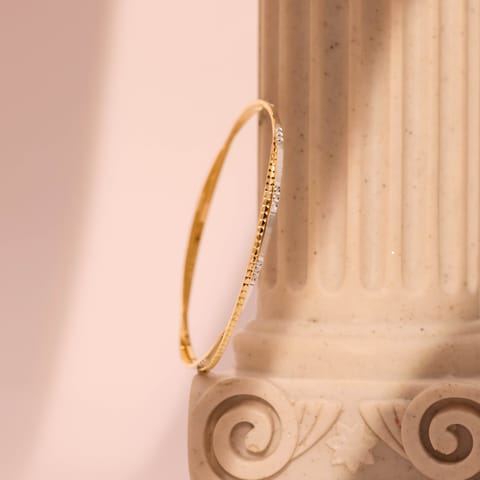 Golden Stack Gold Bangle