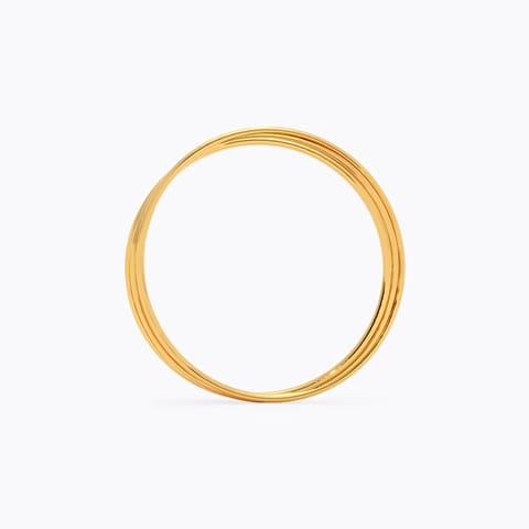 Auric Intertwine Gold Bangle
