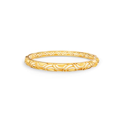 Zig Zag 9KT Gold Bangles