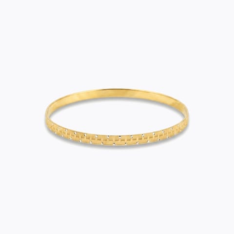 Golden Orbit Gold Bangle