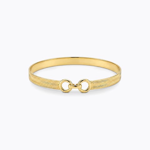 Knot Stunning Gold Bangle