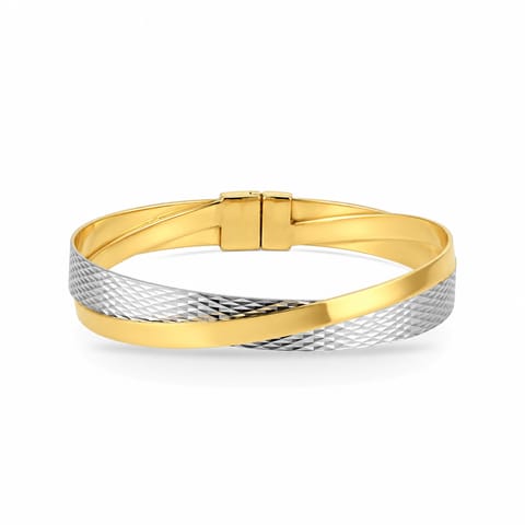 Modern Twist Gold Bangle Modern Twist Gold Bangle
