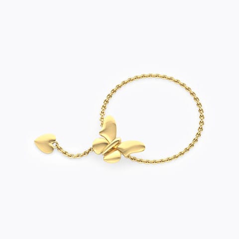 Butterfly Gold Flexi Ring Butterfly Gold Flexi Ring