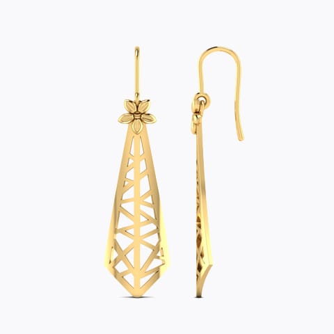 Cone Drop Gold Earrings Cone Drop Gold Earrings