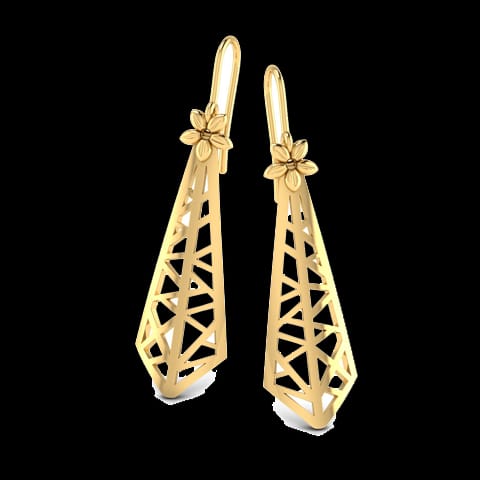 Cone Drop Gold Earrings Cone Drop Gold Earrings