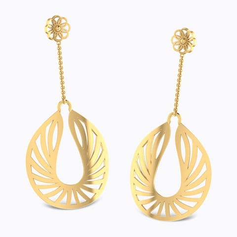 Flaming Drop Earrings