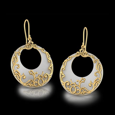 Siri Dual Tone Chand Bali