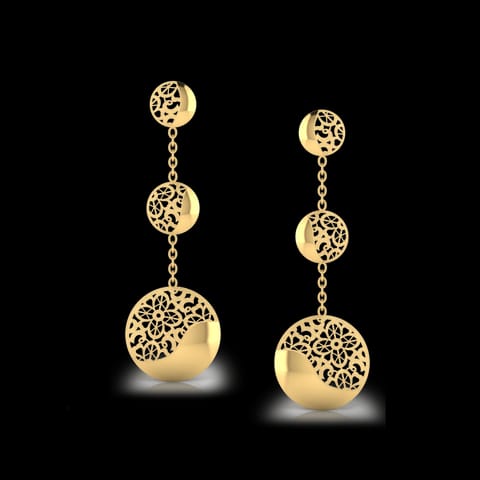 Hedy Cutout Drop Earrings