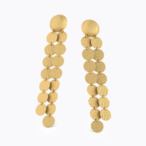 Clarinda Hammered Drop Earrings