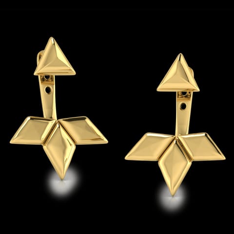 Melba Geometric Ear Jackets