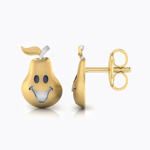 Happy Pear Stud Earrings