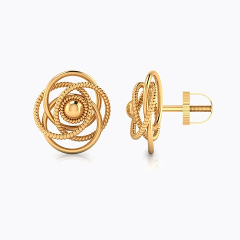 Cosmic Gold Stud Earrings Cosmic Gold Stud Earrings