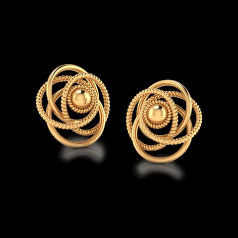 Cosmic Gold Stud Earrings Cosmic Gold Stud Earrings