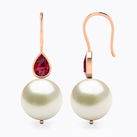 Pearl Pear Drop Earrings