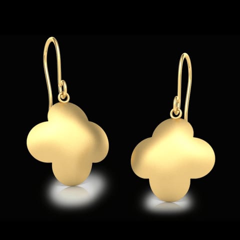 Keya Floret Gold Drop Earrings