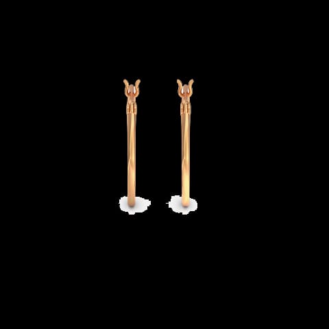 Sleek Gold Hoop Earrings Sleek Gold Hoop Earrings