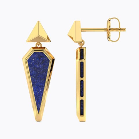 We Lapis Drop Earrings We Lapis Drop Earrings