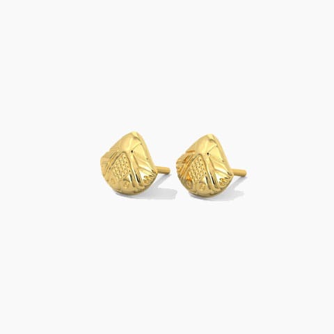 Kavya Classic Gold Stud Earrings
