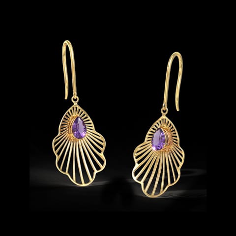 Fan Cutout Drop Earrings Fan Cutout Drop Earrings