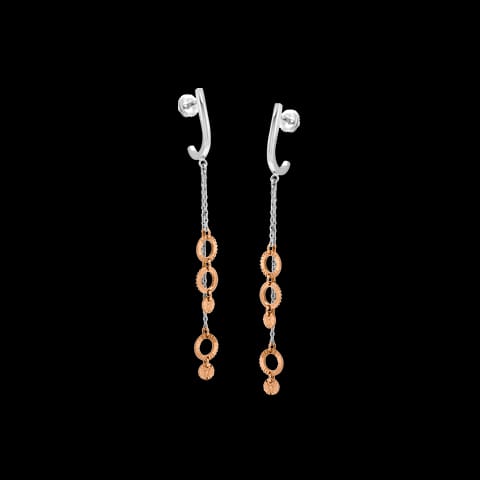 Ultimate Orb Platinum Drop Earrings