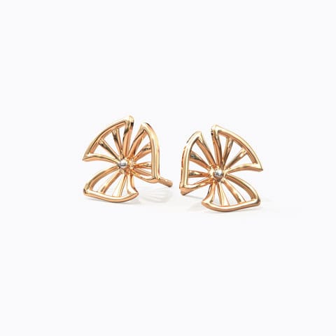 Petite Petal Gold Stud Earrings Petite Petal Gold Stud Earrings
